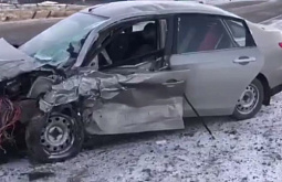 В Иркутской области в столкновении Chevrolet и Nissan пострадали четыре человека 