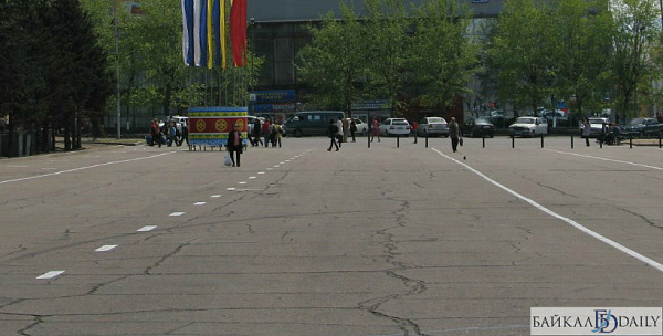 В Улан-Удэ вновь задумали ремонт дорог возле площади