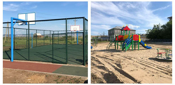 В сёлах Иволгинского района Бурятии устанавливают игровые площадки