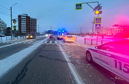 В Улан-Удэ на «зебре» сбили женщину с маленьким ребёнком 