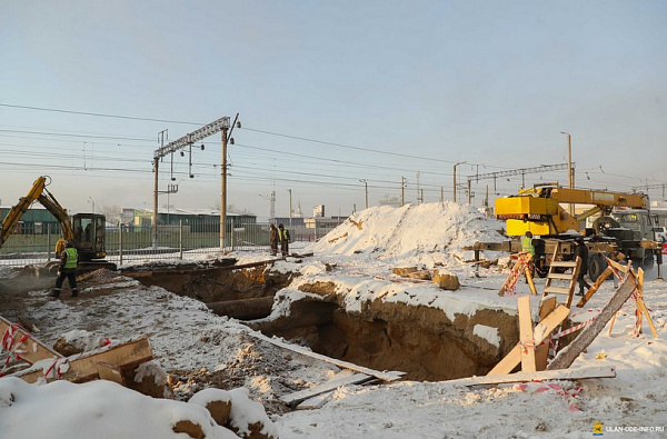 В Улан-Удэ реконструируют тепломагистраль и строят водовод 