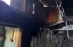 В Бурятии жилой дом едва не сгорел из-за искры 