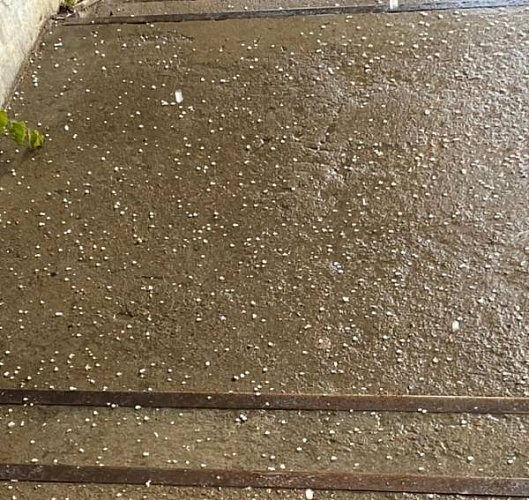 В Бурятии выпал град 