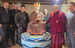 В Бурятии увековечили образ Дооромбо ламы 