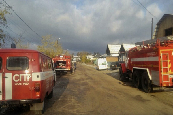 В Улан-Удэ на пожаре погибли мужчина и женщина