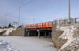 В Бурятии после капремонта открыли мост через реку Заганка 