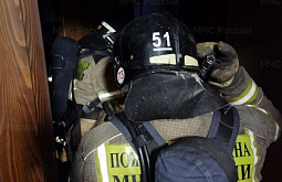 В Иркутске хозяин спасался бегством из горящего дома