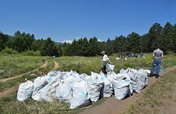 В излюбленном месте отдыха в Бурятии собрали 200 мешков мусора